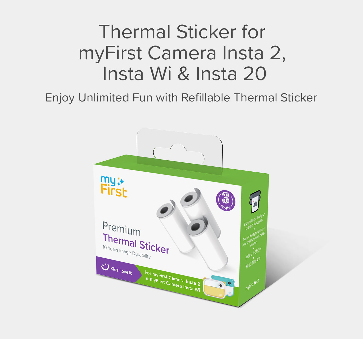 Thermal Sticker for myFirst Camera Insta 2/Insta Wi/Insta 20