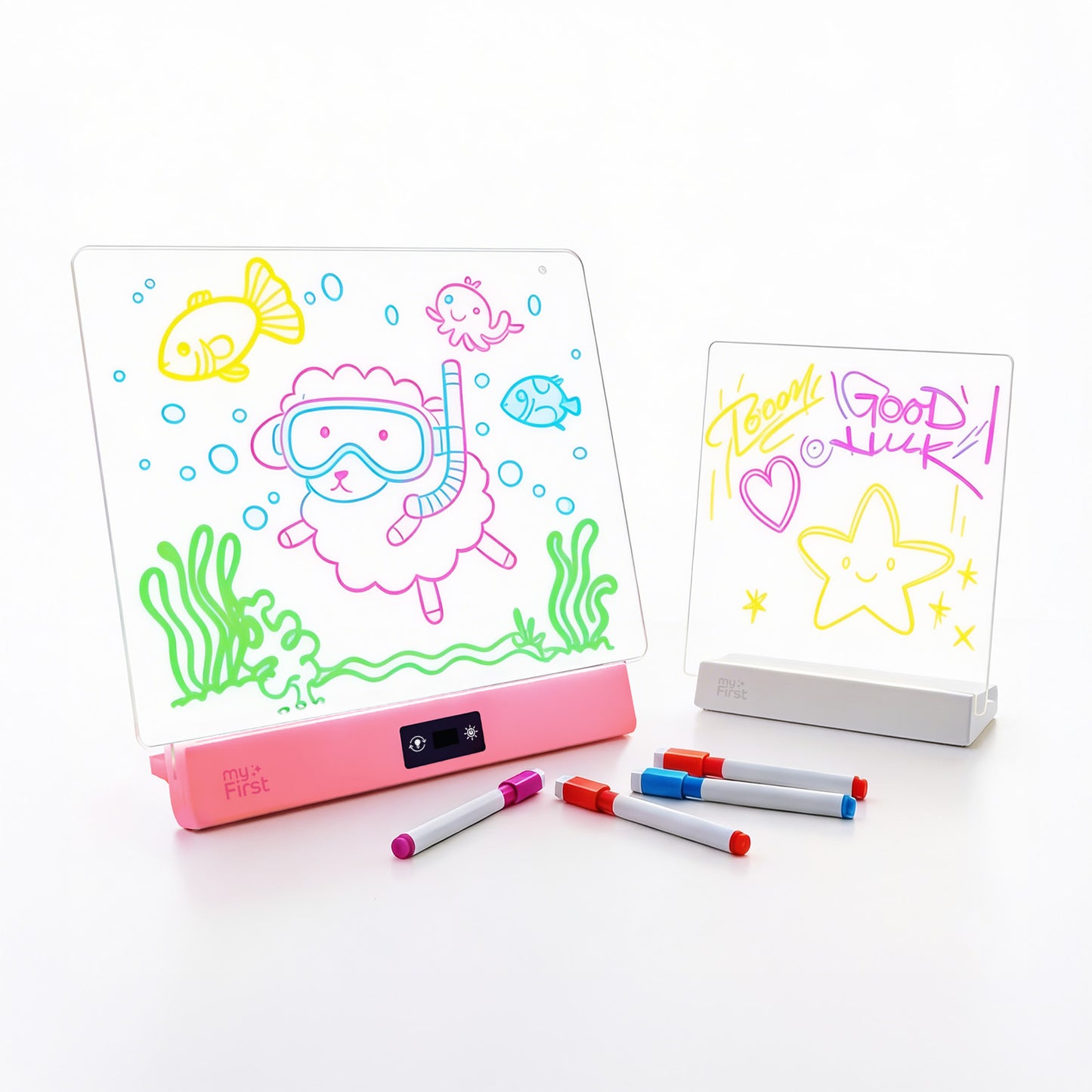 myFirst Sketch Clear | Glowing Light Board for Kids