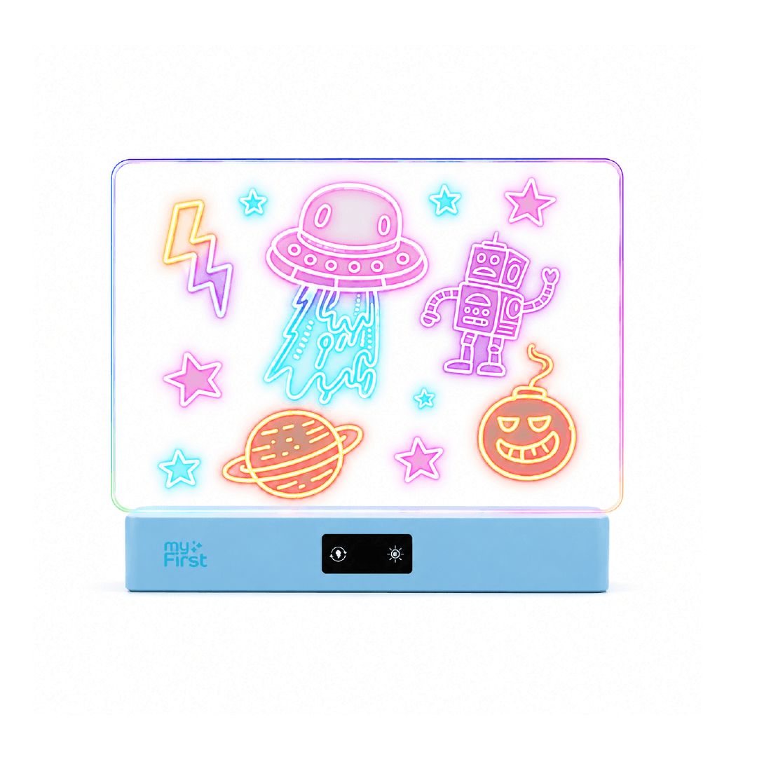 myFirst Sketch Clear | Glowing Light Board for Kids