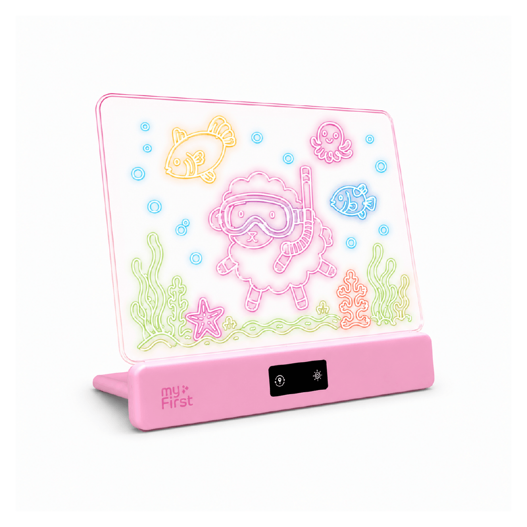 myFirst Sketch Clear | Glowing Light Board for Kids