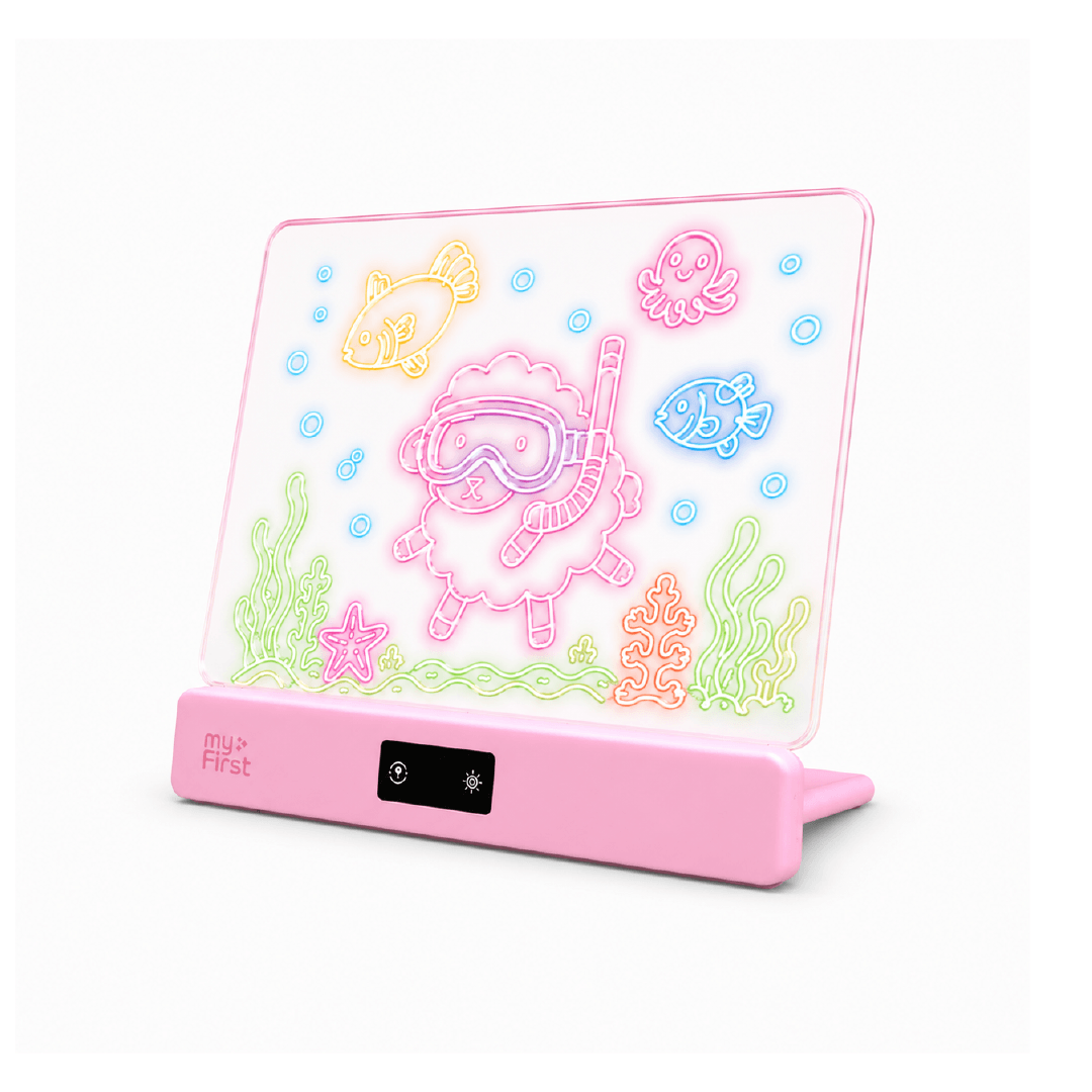 myFirst Sketch Clear | Glowing Light Board for Kids